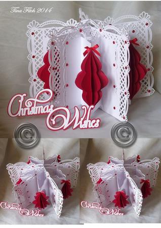 Christmas Bauble Carousel Card