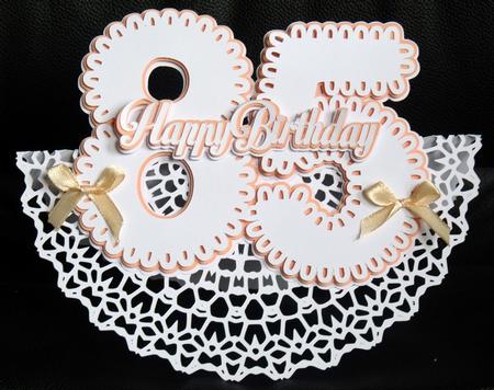 85th Birthday Rocker Card