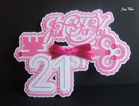 Just for You 21st Key Topper