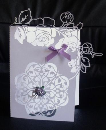 Rose Edge Fancy Card