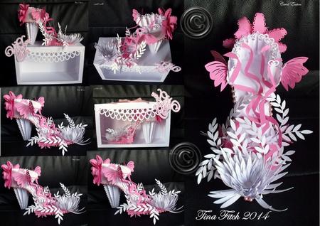 3D Floral Shoe & Box