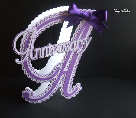 A is for Anniversary Card
