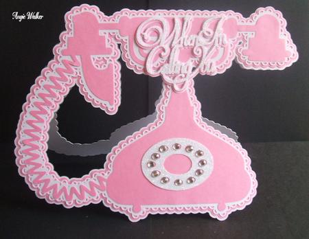 Telephone Layered Card