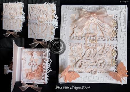Christening/sympathy Folded Faux Book Card