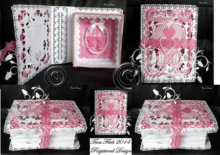 Anniversary Folded Faux Book Card