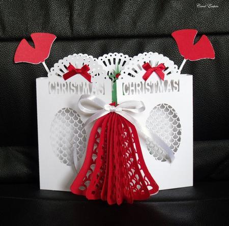 3D Christmas Bell Door Card
