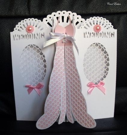 Wedding Dress Door Card