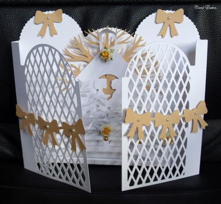 Weddding Bridge Door Card