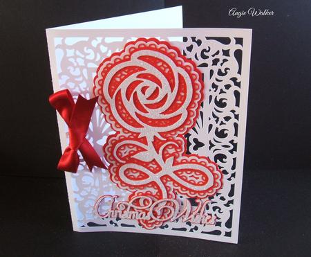 Christmas Rose Card