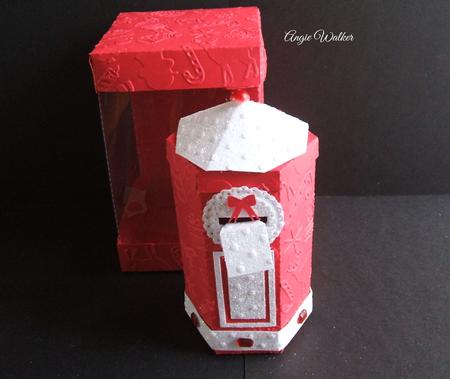 Christmas Pillar Box & Box