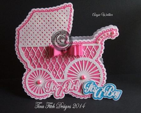 Scalloped Pram Layered Card