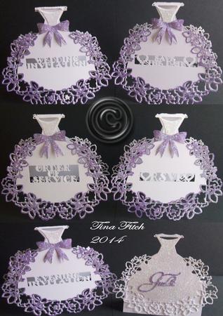 Wedding Dress Stationery Set