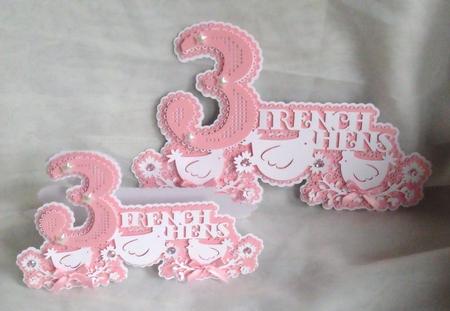 3 French Hen Set
