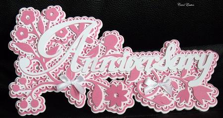 Anniversary Floral Topper