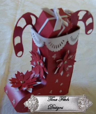 3D Christmas Stocking & Box
