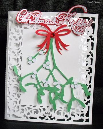 Christmas Kisses Card Only
