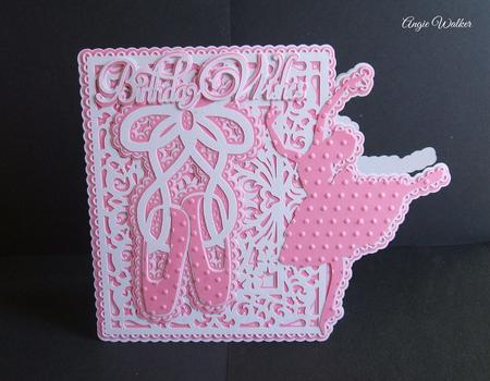 Birthday Wishes Ballerina Card