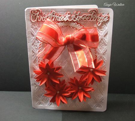 Poinsettia Fancy Front Card