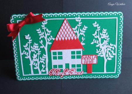 Santa Stop Here Card