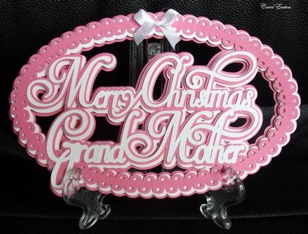 Merry Christmas Grandmother Topper