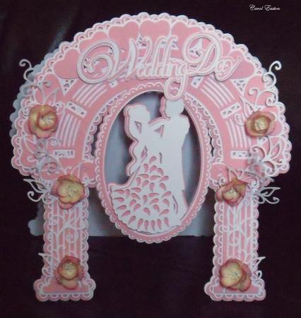 Bride & Groom Arch Card