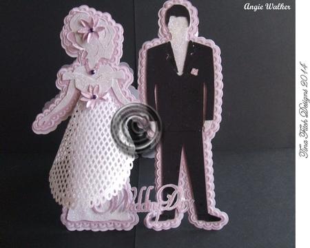 Bride & Groom Standing Card