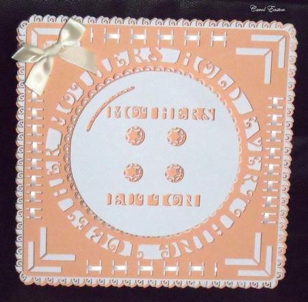 Mother's Button Card