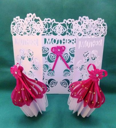 Mother's Day Cupcake Door Card