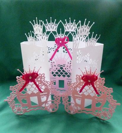 Princess Carriage Door Card