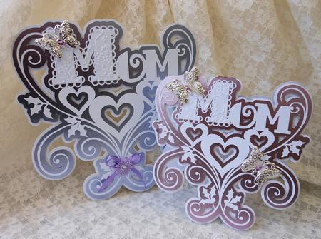 Swirly Mom Card & Topper Set