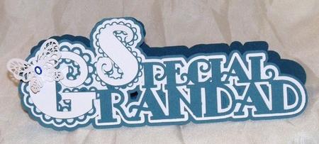 Scalloped Special Grandad Card