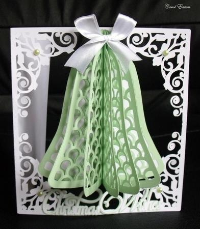 Christmas Bell Honeycomb Card