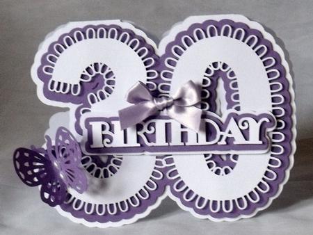 Stand Alone 30th Birthday Card