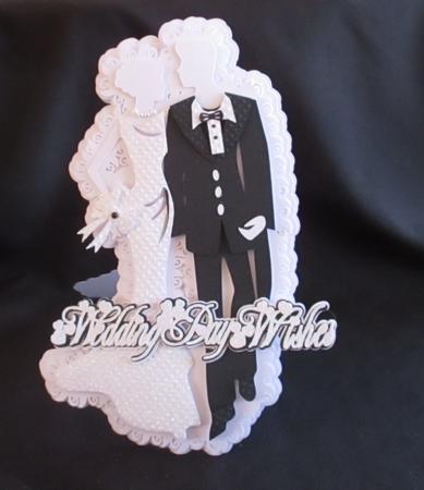 Wedding Bride & Groom Card