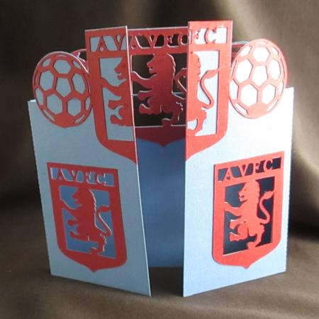 Aston Villa Themed Door Card
