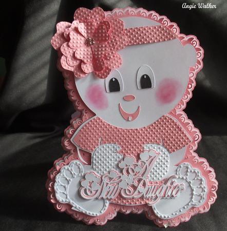 New Baby Daughter Card