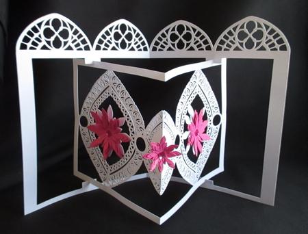 Floral Back Fold Card
