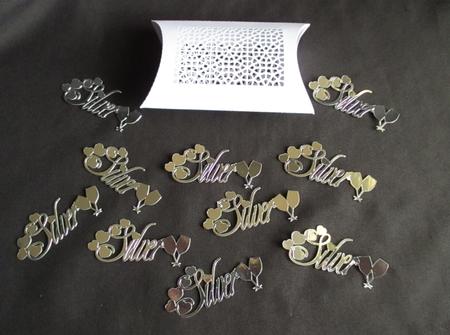 Make Ur Own Confetti Silver & Box