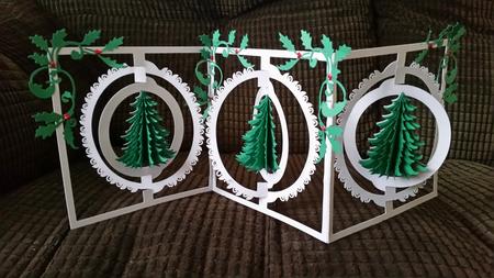 3D Tree Accordion Card