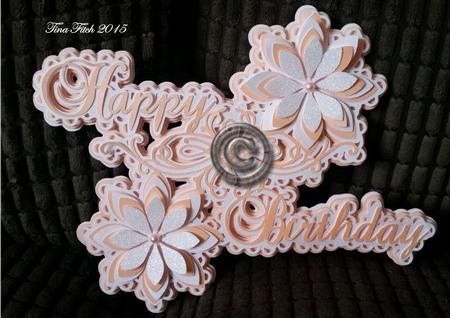 Floral Birthday Topper