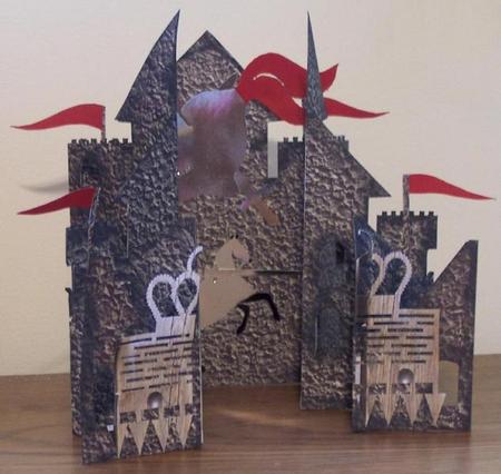 Concertina Gatefold Boys Castle Card