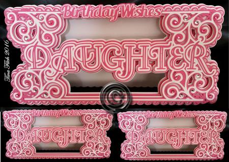 Daughter Rectangle Card
