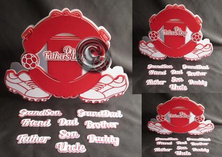Football 8 Inspired Dad Card