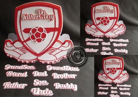 Football 6 Inspired Dad Card /curio