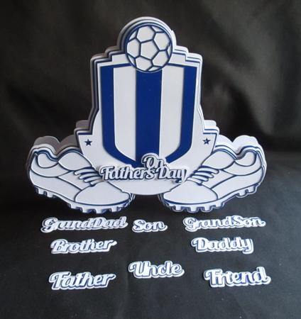Football 9 Inspired Dad Card