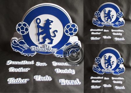 Football 7 Inspired Dad Card