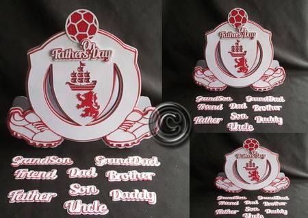 Football 5 Inspired Dad Card