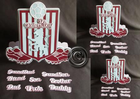 Football 3 Inspired Dad Card