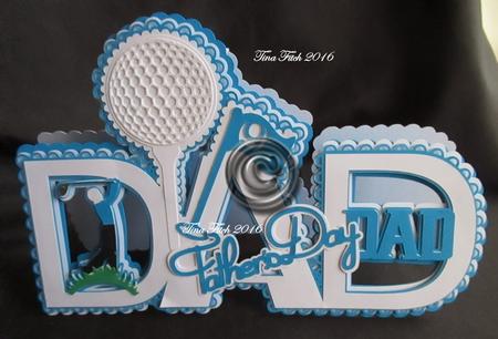 Dad Golf Card