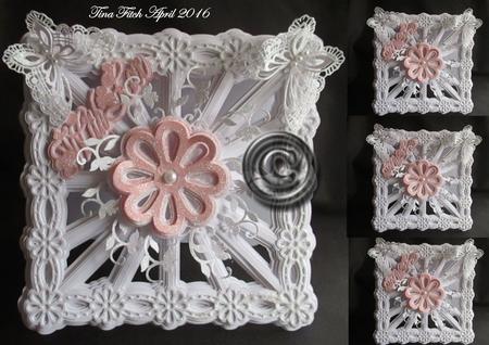 With Love Floral Burst Card